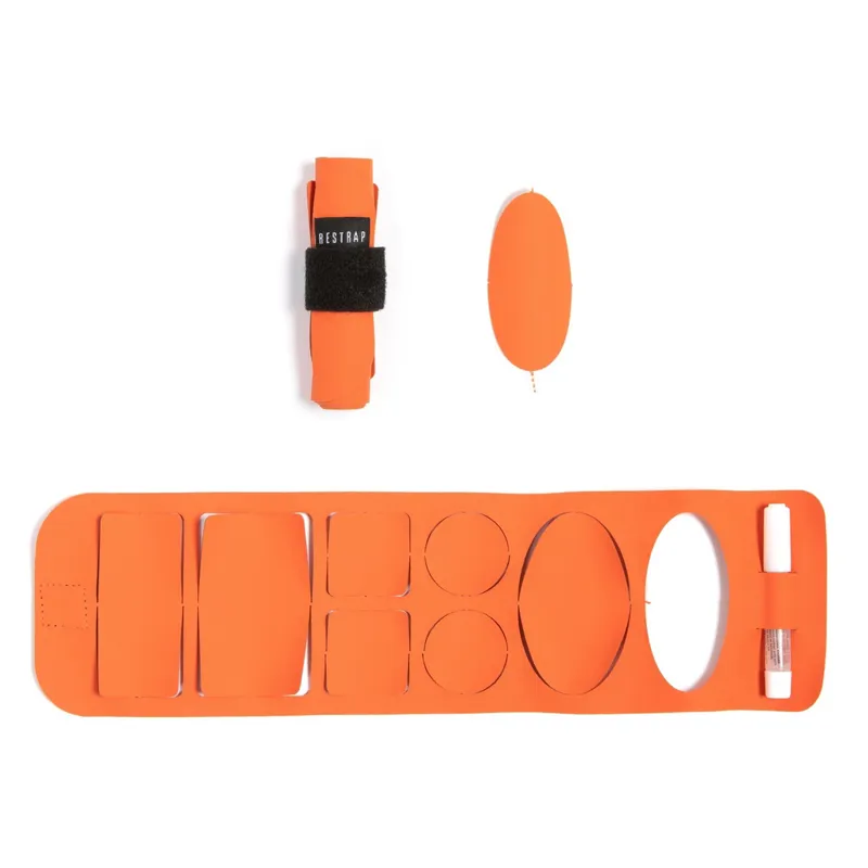 Restrap Tyre Boot Kit - Orange - 8cm x 2cm
